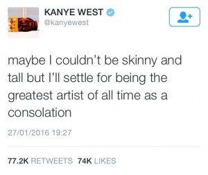 Kanye West is the Face of Crazy in 2016