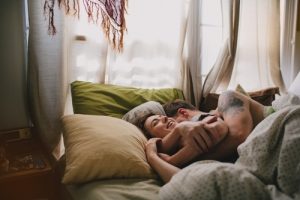Sleeping with someone
