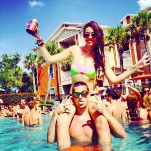 Swimsuit College Pool Party