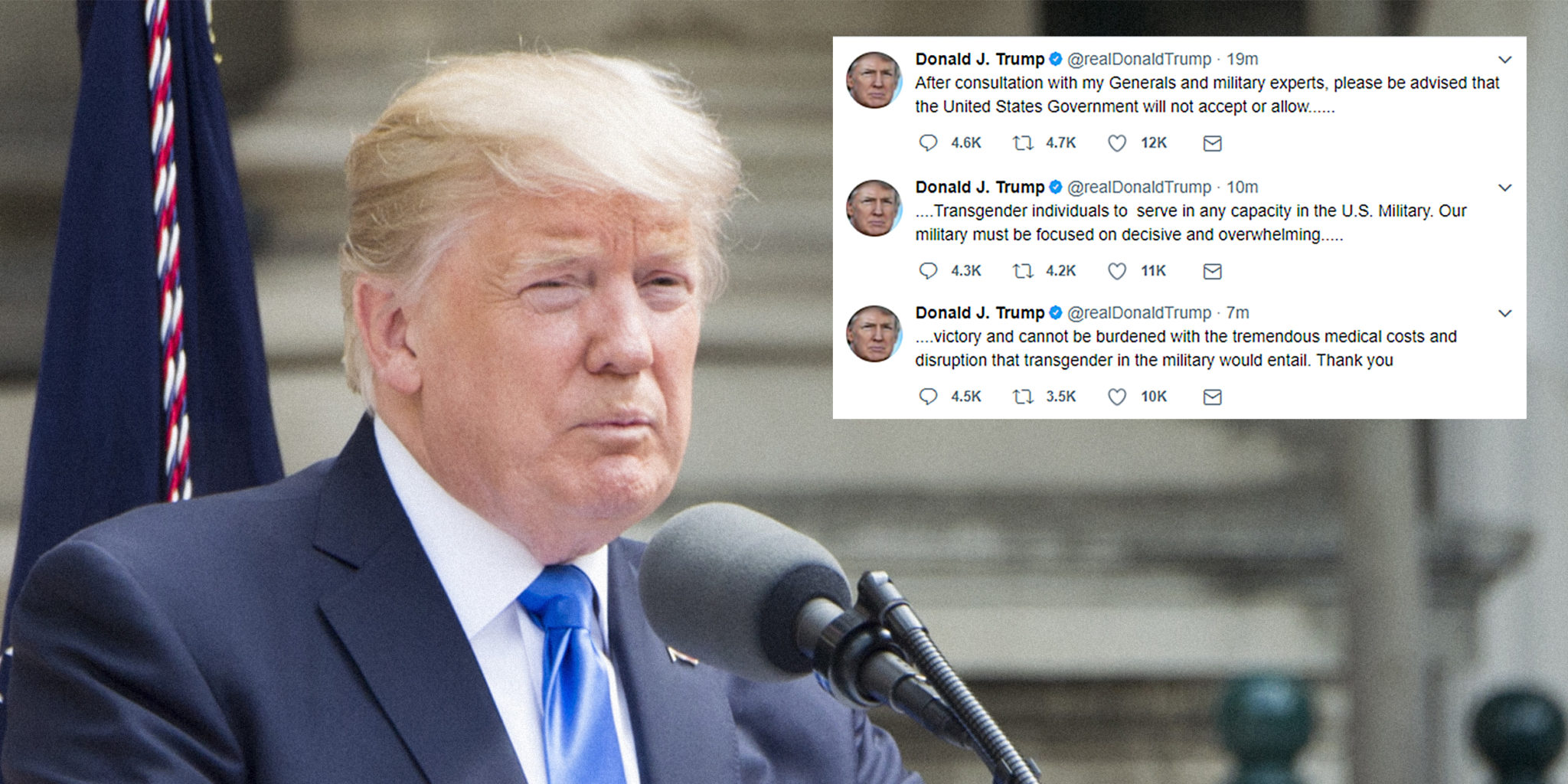 Trump Has Moved to Ban Transgender Troops, Again