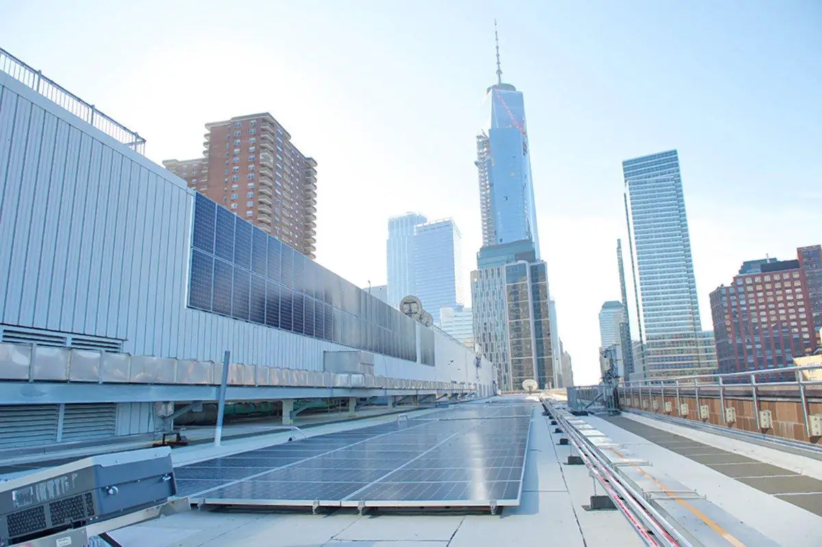 Borough of Manhattan Community College Solar Panel Standout