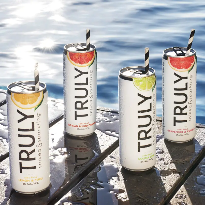 Containing fewer calories than seltzers, hard sparkling water is a refreshing alternative to grabbing a soda. (Image via Miller Coors Blog)