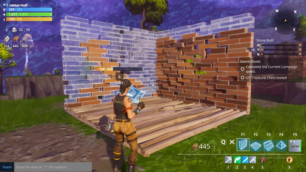 fortnite originally a creative function which differentiated pros from less experienced gamers the building function has now become more widespread - touche construction fortnite pc