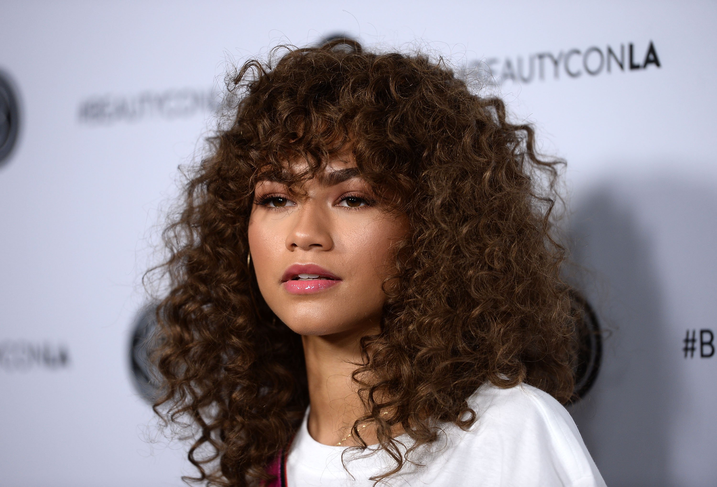 Teen Girl With Curly Hair