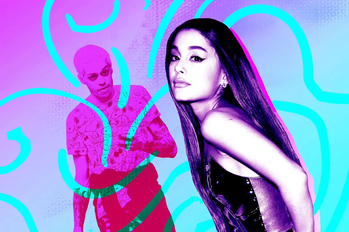 Although she could have, Grande didn't stoop to Pete Davidson's level. (Image via The Ringer)