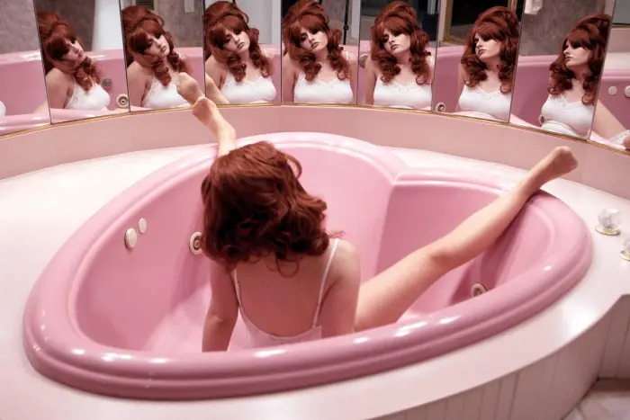 Calypso's "The Honeymoon" depicts the creation of today's beauty standards. (Image via Brighton Photo Biennial)