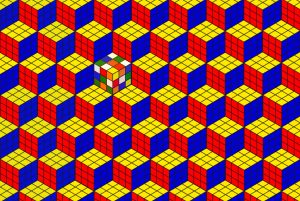 While cubing is considered a hobby, it taught me many life lessons. (Illustration via Yunyi Dai, Maryland Institute)