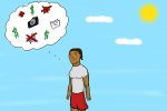 Your summer job doesn't have to be grueling and thankless. (Illustration via Jaila Desper, The University of Maryland)