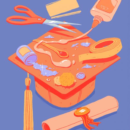 graduation cap decorating