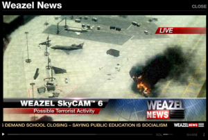 Screengrab from Grand Theft Aut game series for use in Brendan Bell's article