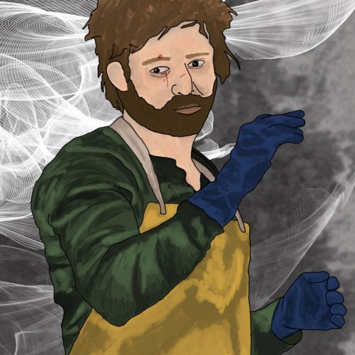 Illustration by Anastasia Willard of Jesse Pinkman from 'Breaking Bad'