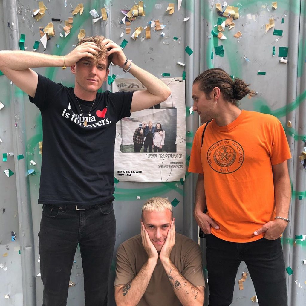The band COIN ahead of their single Youuu