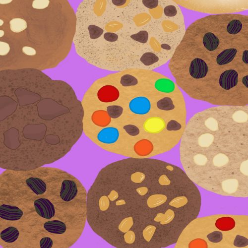 Illustration by Drew Parrot of Instagram cookies