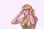 Illustration of Taylor Swift, the subject of the new documentary "Miss Americana"