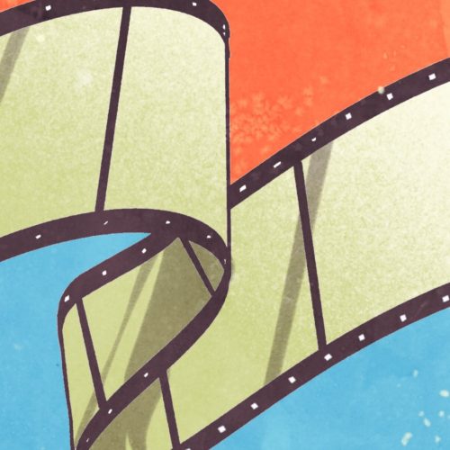 Illustration by Alice Yuan of film strip