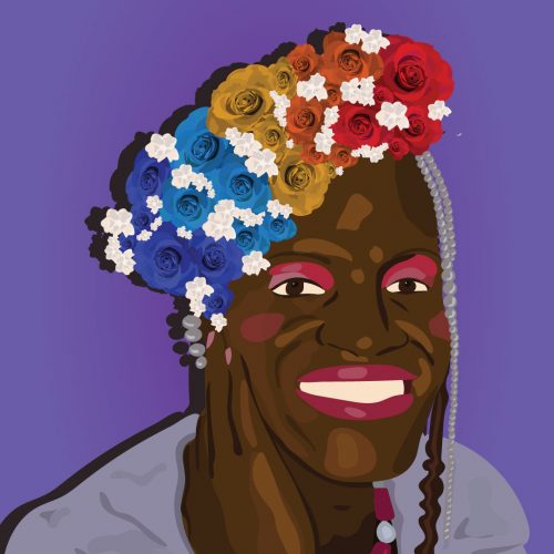 Illustration by Maya Vargas of Marsha P. Johnson