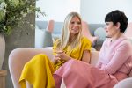 Gwenyth Paltrow and her partner host on the show