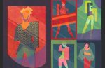 Illustration of Korean pop idols
