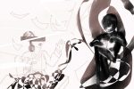 Abstract black-and-white depiction of "Parasite"