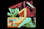 Illustration of house for quarantine