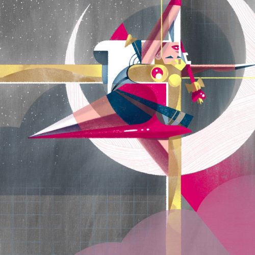 Illustration by Francesca Mahaney of Sailor Moon