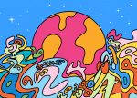 Illustration by Sarah Yu of stylized numbers