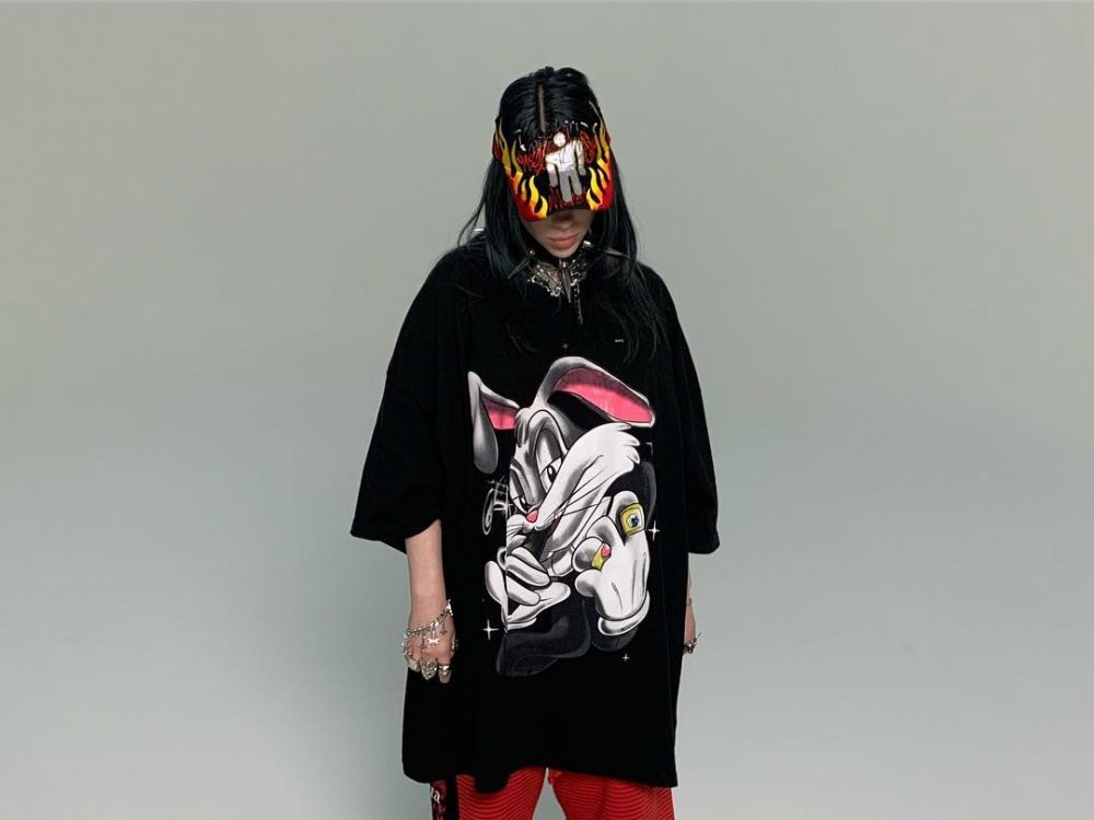 Billie Eilish in an article about androgynous fashion