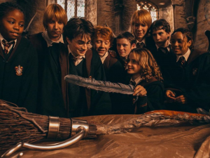 The Harry Potter series (pictured above) helped shape and improve the mental health of the author in her younger years.