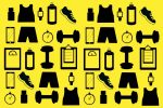 icons of things you might find in a gym