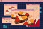 Illustration of tiny foods