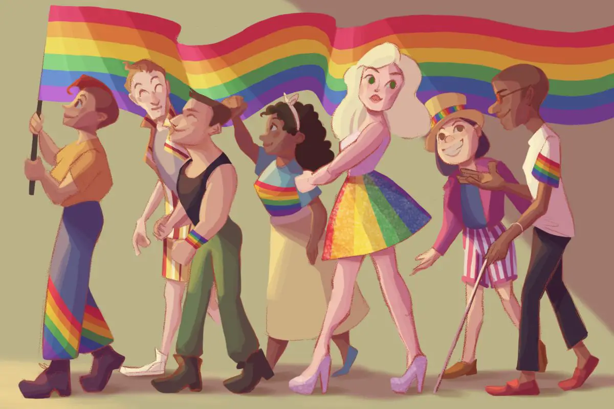 Illustration by Veronica Chen in article about LGBTQ+ brands