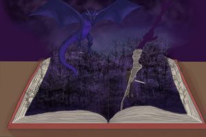 Illustration by Diana Egan in article about Chosen One tropes