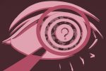 In an article about curiosity in everyday life, an illustration of an eye behind a magnifying glass