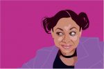 Illustration by Ellen Budell of Raven, the star of That's So Raven