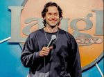 Chris D'Elia performing at the Laugh Factory