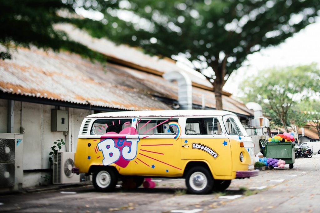 a ben & jerry's van