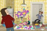 Screen Capture of an episode of Close Enough