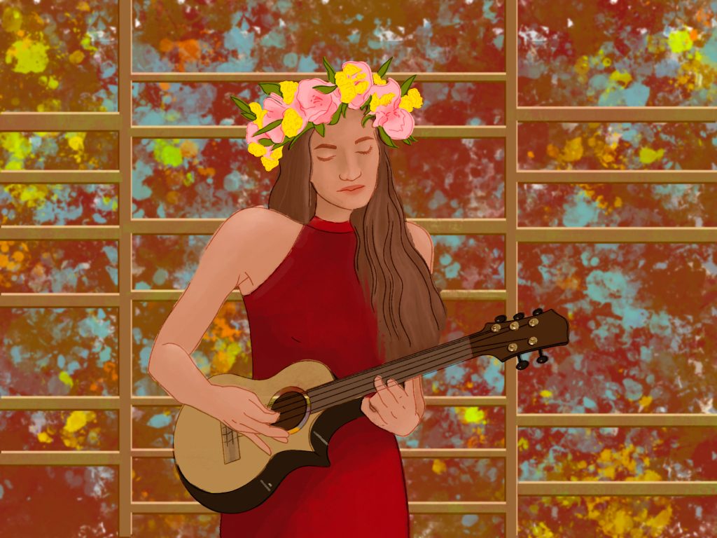 Illustration by Sezi Kaya in article about Tiny Desk Concerts