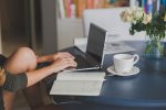 Image of someone studying at home