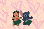 Lilo and Stitch illustration by Sezi Kaya