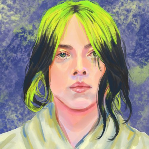 Portrait of Billie Eilish by Diana Egan