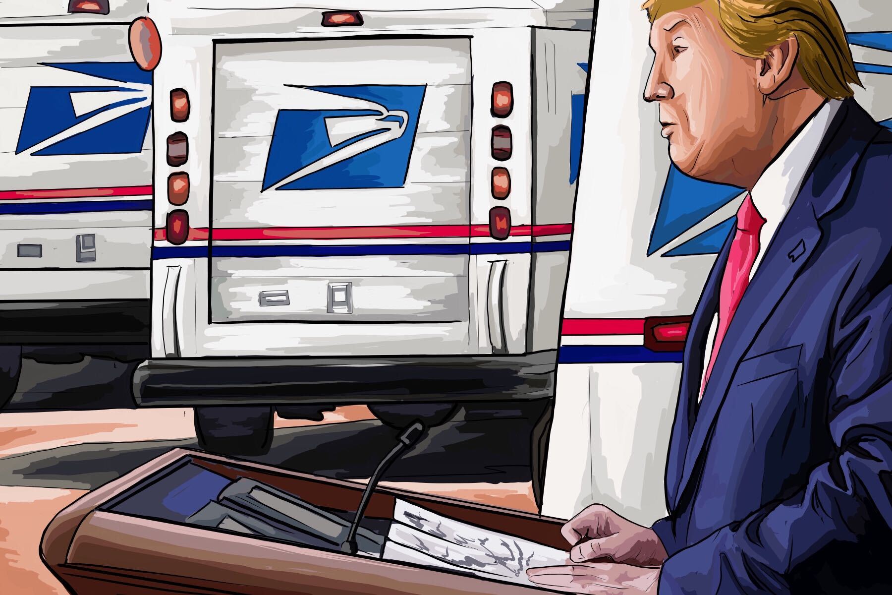 Trump Is Targeting The Postal Service In An Effort To Suppress Voting