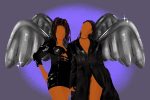 Illustration of musical duo Chloe x Halle by Daisy Daniel's