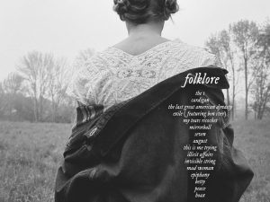 Photo of Taylor Swift for her new album, Folklore