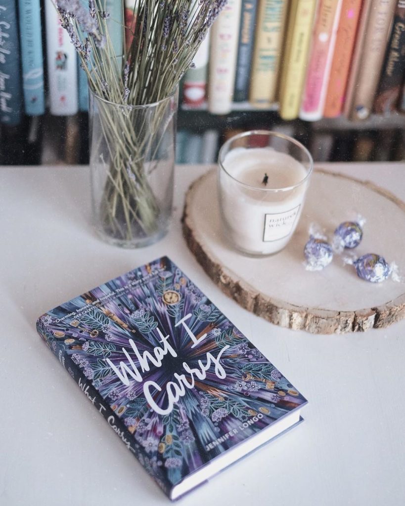 A photo of the cover of What I Carry by Jennifer Longo