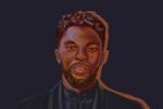 Illustration of Chadwick Boseman by Diana Egan