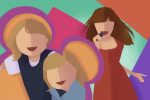 Illustration of out favorite Disney characters including Demi Lovato and Dylan and Cole Sprouse.