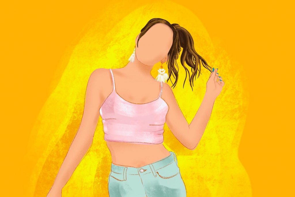 Illustration by Daisy Daniels of LaurDIY, host of Wild 'Til 9