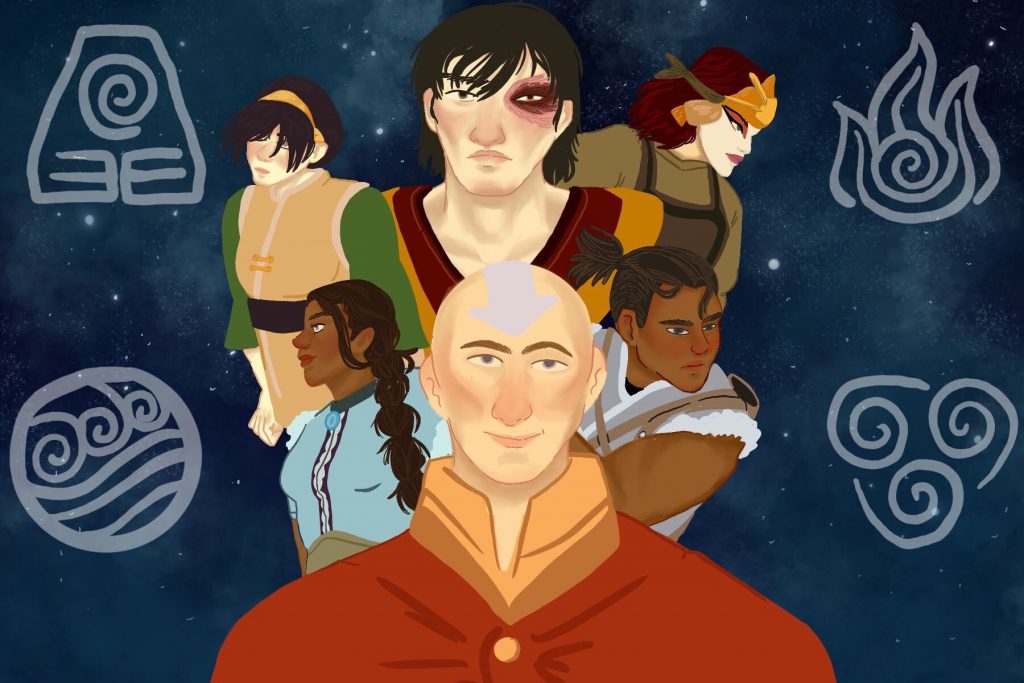 The cast of Avatar: The Last Airbender