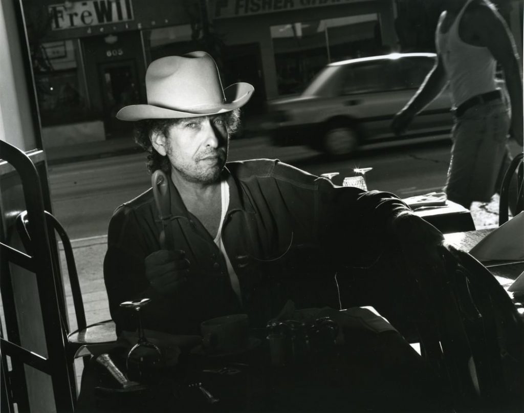 For an article on Rough and Rowdy Way, a photo of Bob Dylan